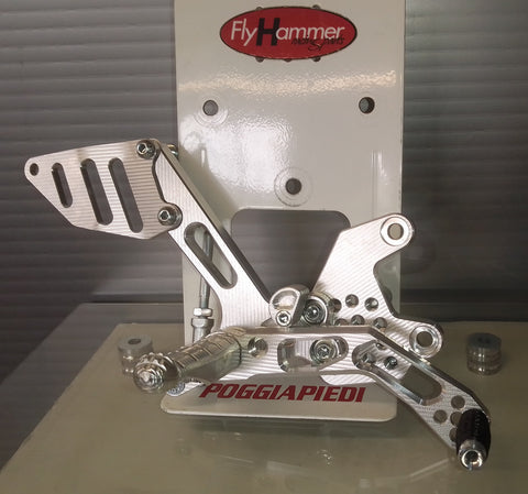 Aprilia RSV4 and Tuono V4 2009 - 2010 Rearsets with short drilled plates